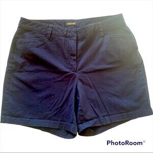 Lands’ End- Women’s Size 16 Shorts, Mid Rise, Royal Blue